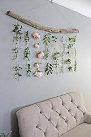 Boho Home Decor Flower Wall Hanging Boho Flower Wall Hanging Boho Wall Hanging Greenery Hanging Wall Hanging Hanging Flower Wall Diy Flower Wall Boho Wall Hanging