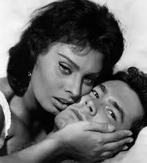 Sophia Loren and Anthony Perkins in 'Desire Under the Elms'1958