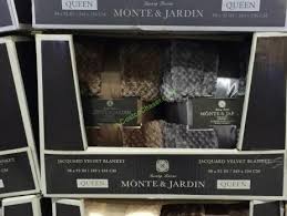 Monte Jarden Jacquard Velvet Blanket Queen King Costcochaser