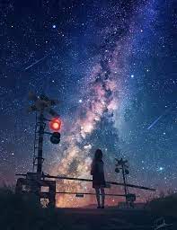 Cielo estrellado -, de cielo estrellado en Bat, Anime Night Sky fondo de  pantalla del teléfono | Pxfuel