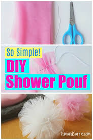 Diy Shower Pouf Body Sponge Diy Pouf Shower Pouf Diy Shower Pouf