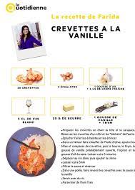 Quotidien du lundi 31 mai. La Quotidienne Voici La Recette Des Crevettes A La Vanille Facebook