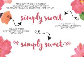 Use the glow effect to make the exterior of your font blurred. Sophia Free Handlettered Brush Script Font On Behance