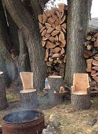 Pin By Marcy Heepke On My Style Tree Stump Diy Garden Table Tree Stump Table