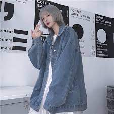 It’s the warm best of both worlds, so you can rock the americana aesthetic without sacrificing comfort indoors or … Soft Girl Oversized Washed Denim Jacket Korean Aesthetic