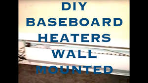 How to install a baseboard heater. Diy How To Install Wall Mounted Baseboard Heaters Baseboard Heater Installation Tutorial Youtube