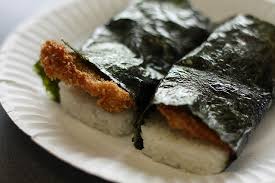 Chicken Katsu Musubi One Of Grant S Favorite Dishes With Katsu Dipping Sauce Musubi Recipe Yummy Food Food