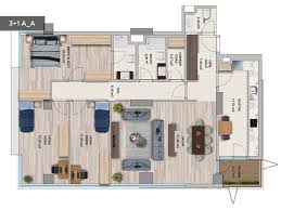 Bahçe blokları 10 ve 12 katlı, 2+1, 3+1 ve 4+1 daire tipleri ile farklı alternatifler sunuyor. Narli Bahce Evleri