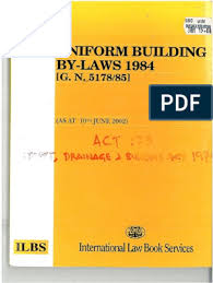 Uniform Building By Laws 1984 Rev1