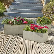 Jardiniera Din Beton 100 X 35 X 35 Cm Gri Deschis Brico Depot