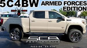 Driving the wheels off an american classic. 2019 Gmc Sierra Black Widow Armed Forces Edition Video Dave Arbogast