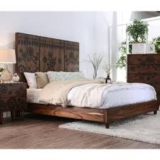 Carson Carrington Dragr Rustic Dark Oak Bed Queen Brown Oak Beds Furniture Wood Bed Design