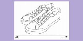 Free sneakprints sneaker coloring pages! Free Shoes Colouring Colouring Sheets Teacher Made