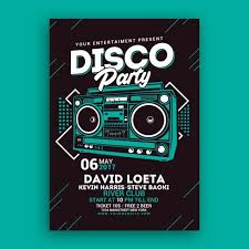 Disco Party Poster Party Poster Disco Party Event Poster