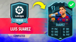 Liga nacional de futbol profesional is. 91 Potm Suarez Sbc Cheapest Solution Fifa20 91 Luis Suarez La Liga Potm Sbc Cheapest Way Youtube