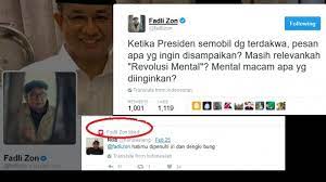 Satu tahun jokowi ma'ruf fadli zon on social media official site. Ketika Fadli Zon Klik Suka Tweet Netizen Yang Mencela Dirinya Tribun Wow