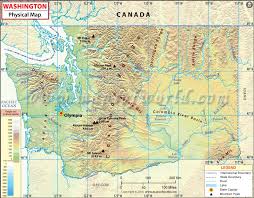 Physical feature physical map of texas. Physical Map Of Washington Washington Physical Map