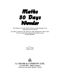 See what's new with book lending at the internet archive. Download Schand Maths 30 Days Wonder Textbook Pdf Online 2020