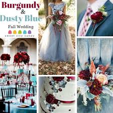 Black And Baby Blue Wedding Theme Dreamy Fall Wedding In Burgundy And Blue Bulk Candy And Chocolate For Corporate Events And Partie Blue Fall Wedding Fall Wedding Colors Wedding Theme Colors