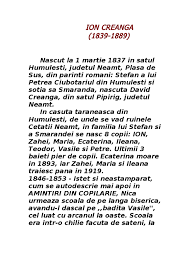 Căci trebuie să vă spun că la humuleşti torc şi fetele şi băieţii, şi femeile şi bărbaţii; Ion Creanga Referat IncÄƒrcat De Andreea Duon