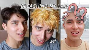 Bleaching your hair makes it lighter and blonder by chemically reducing the amount of pigment in your hair's strands. Bleaching My Hair At Home Black To Silver Youtube