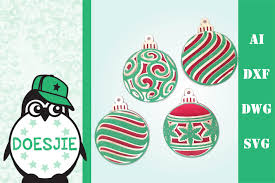 Download 3d Layered Christmas Bundle 4 Ornaments Svg Mandala 707326 Cut Files Design Bundles