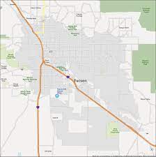Tucson City Limits Map Tucson Arizona Map Gis Geography