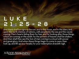 There Shall Be Signs In The Sun Moon Stars And On The Earth Distress Of Nations With Perplexity The Sea Bible Verse Pictures Heart Fail Scripture Sharing