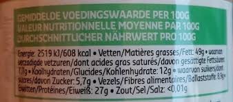 Beurre De Cacahuetes 100 Natural Delhaize 350 G