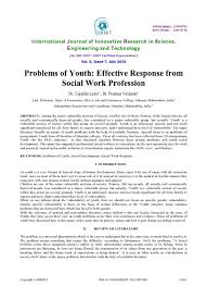 Youth is perhaps the most memorable time in the life of an individual. Top Pdf Youth Social And Family Problems 1library