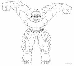 More than 100 pictures for kids' creativity. Free Printable Hulk Coloring Pages For Kids