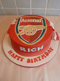 Custom designed cakes for all occasions. Arsenal Cake