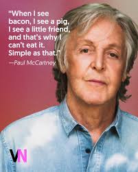 Going vegan in January? Get some inspo from Paul McCartney, who hasn't  eaten meat since 1975, when as the story goes he saw lambs running around a  field whilst eating a lamb