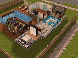 The Sims Free Play Modern House 1 Sims Thesims House Ideas Casa Sims Casas The Sims 4 Sims Free Play