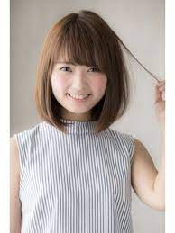 euphoria 大人かわいい 王道の小顔前下がりボブ 山村 前下がりボブ 女性のヘアスタイル ボブ