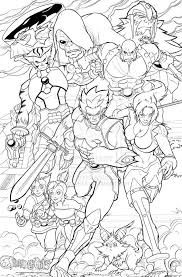 Thundercats Ho Inked By Sunny615 On Deviantart Thundercats Coloring Pages Coloring Books