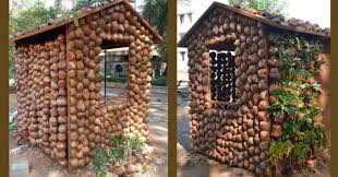 Polish your personal project or design with these coconut tree transparent png images, make it even more personalized and more attractive. An Eco Friendly Home Made From Coconut Shells Housing News