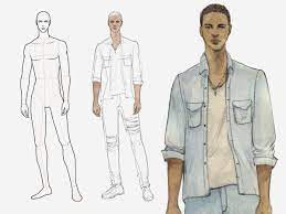 #menswear #mensfashion #flatsketches #fashionflats #fashionsketches #fashiontemplates #fashioncads #fashionpresentation Poses For Fashion Illustration Mens Edition Fashionary