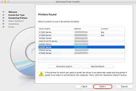4 find your samsung m458x series device in the list and press double click on the printer device. Samsung Laser Printers How To Install Drivers Software Using The Samsung Printer Software Installers For Mac Os X Hp Customer Support