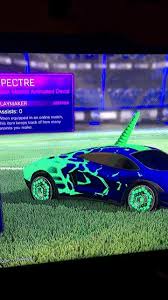 I am now doing a showcase of the mystery decal spectre and showing you the best design or colors for the spectre mystery decal. Spectre Playmaker New Bm Decal Rocketleague