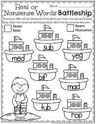 As you read, occasionally point out words that rhyme. Real Or Nonsense Words Worksheets Planning Playtime