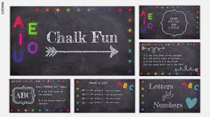 .simple slideshow stylish technology text title titles trailer typography video wedding youtube. Chalk Fun Free Template For Google Slides Or Powerpoint