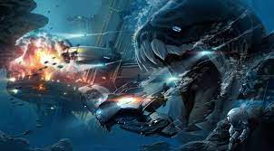 It is looted from deep sea monsterbelly school. Digital Digital Art Artwork Fantasy Art Water Sea Underwater Deep Sea Sea Monsters Explosion 4800x2650 Uhd Wallpapers Walldump Free Hd And Uhd Wallpapers