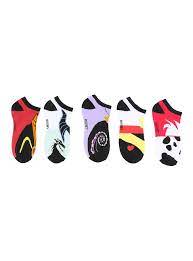 Disney Villains No Show Socks 5 Pair Disney Socks No Show Socks Socks