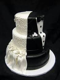 Schwarz Weisse Torte Torte Hochzeit Hochzeitstorte Hochzeitstorte Lustig