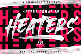 Heaters Brush Font Befonts Com