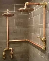 2 Shower Heads Rustic Bathrooms Shower Design Bathroom Inspiration