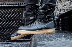 Men Black Air Force 1 On Feet An Onfeet Look At The Nike Special Field Air Force 1 Air Force One Shoes Nike Boots