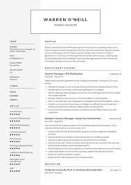 General manager resume template | premium resume samples & example. General Manager Resume Writing Guide 12 Resume Examples Pdf