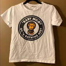Featuring baby milo sitting and being piggybacked by. Modernisation Vase Bord Baby Milo Bape Tee Fletri A Risque Eclater